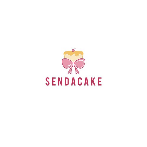 Send A Cake needs a gorgeous fun logo Design by MercClass