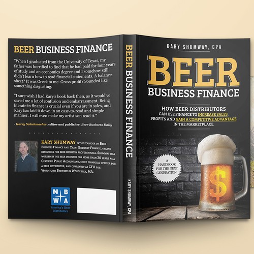 Design an award-winning book cover for the beer business Design by Ciusan