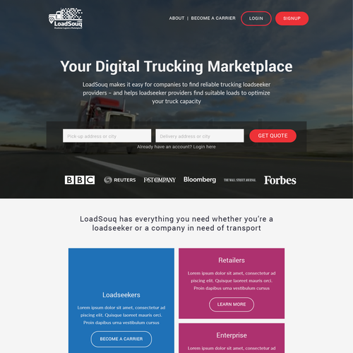 Home Page Website Design Design by jayql.design