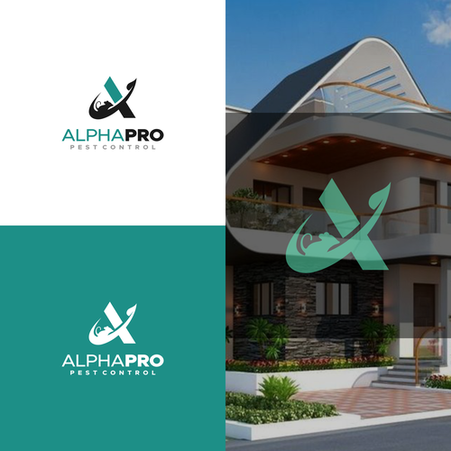 AlphaPro A name that demands a powerful logo. Design by veeqee