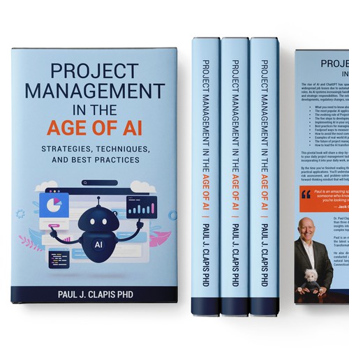 Simple, professional cover for a business book about Artificial Intelligence Design von ~99~