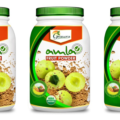 Amla Fruit Powder Label Design by bcra