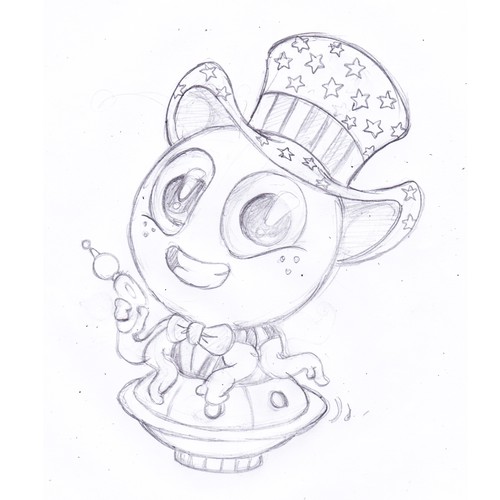 Mascot for Uranus Fudge Factory and General Store Design by ifux