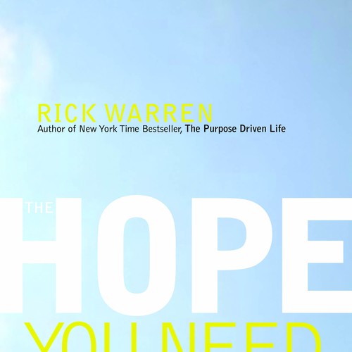Design Rick Warren's New Book Cover Design by ohmymelissa