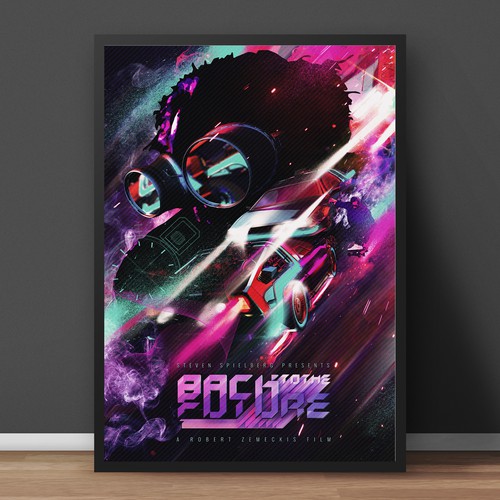 Create your own ‘80s-inspired movie poster! Design von Feeder