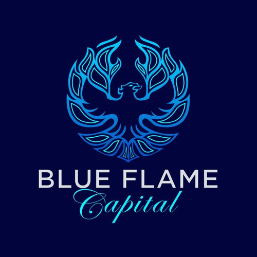 We need a Blue Flame Logo worthy of classic car hood status...but not...really. Design by Jacob Gomes