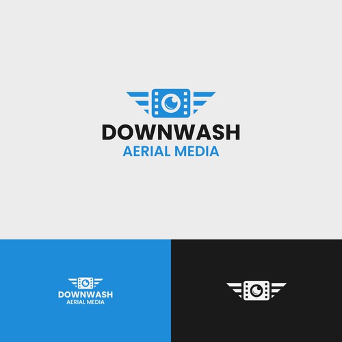 Design a clean, professional logo for a drone photography business Design by opiq98