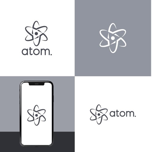 Create Atom Symbol In Shape of Letter "S" Design von Design.artz Studio