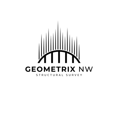 Bridge Construction Logo for Geometrix NW Design by Midas™ Studio`s