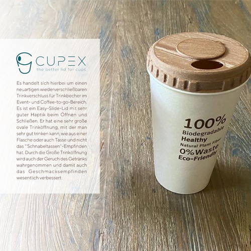 the better lid for cups Diseño de Wiwin S
