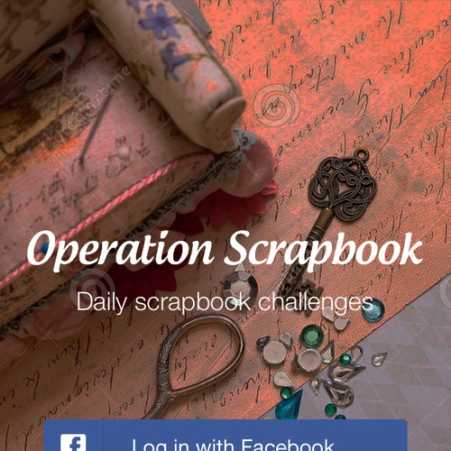 "Operation Scrapbook" - App for scrapbookers Design by HocND
