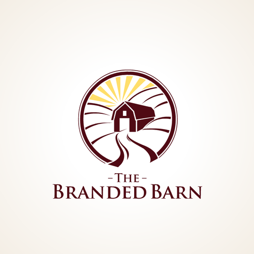 logo for The Branded Barn Diseño de lpavel