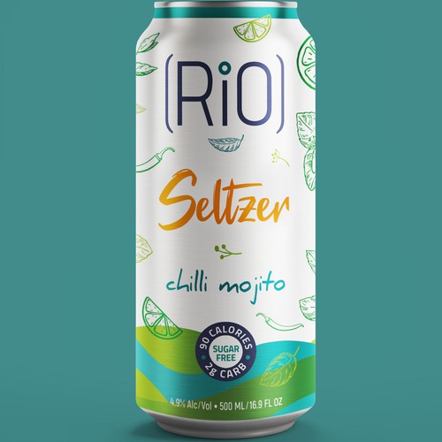 Wine Seltzer in Can design required! Design by Jony I