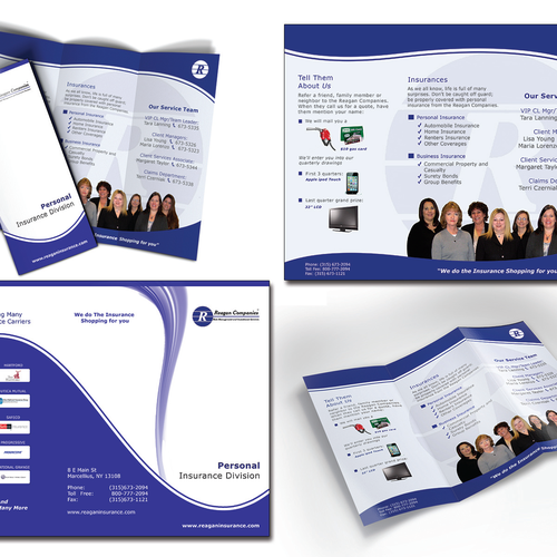 Reagan Companies - new tri-fold brochure design Design by Bilys