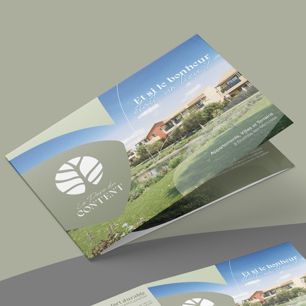 Design by Wilh76 titled "Brochure pour le Parc du Content"