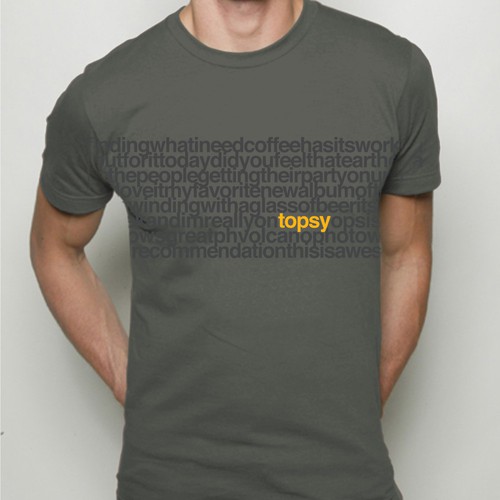 T-shirt for Topsy Design por mlmdesigns