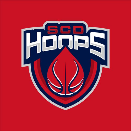 Basketball Logo for Team 'SCD Hoops' - Your Winning Logo Featured on Major Sports Network Design by HandriSid