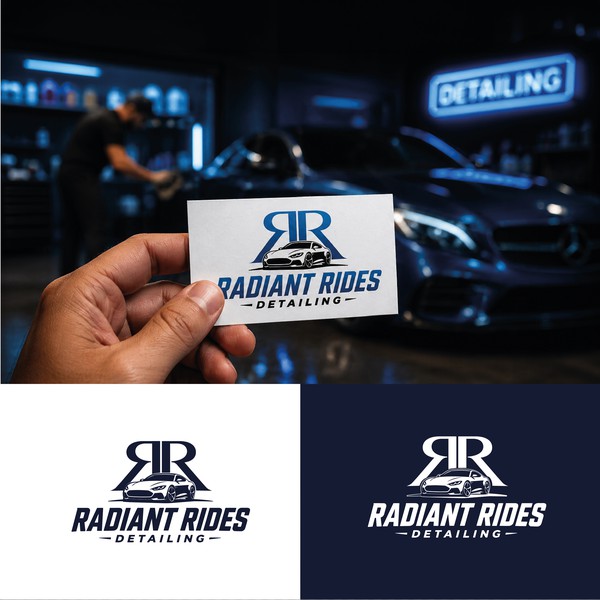 Design by artefacti titled "Dynamic monogram logo for a car detailing brand"