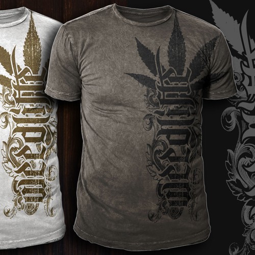 Design by *DCLA* titled "Create a clothing line for WeedLife.com the fastest growing online social network!"