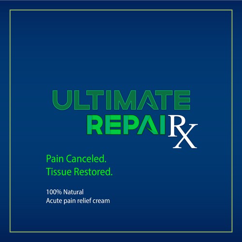 Create a logo for a high end all natural pain relief and repair cream Design by LogoGrafica