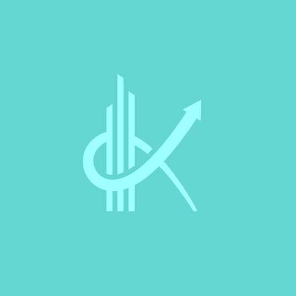 Design by Waruna_S titled "Letter 'K' logo concept combining a building icon"