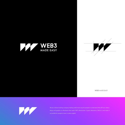 Web3 Brand Logo and Brand Guideline Design by Leka Waves