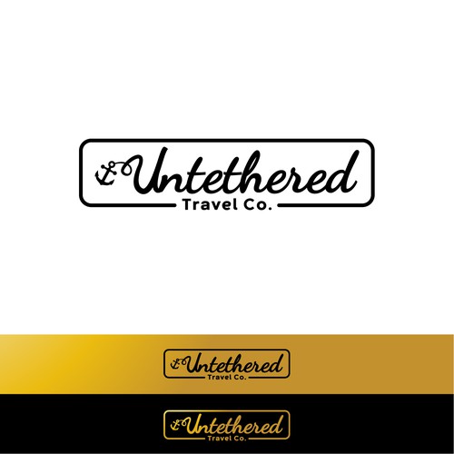 whimsical logo for travel agency that depicts an untethered lifestyle Design von G-XHA