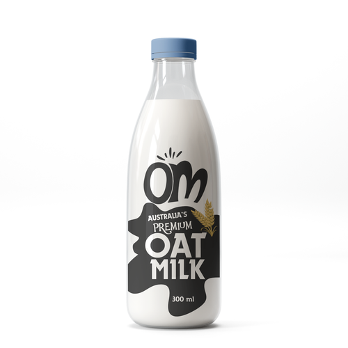 New oat Milk label Diseño de halesen