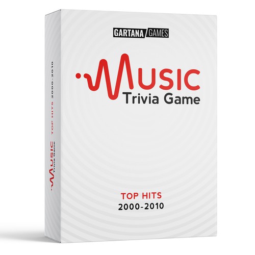 Create a packaging design for a music trivia game Design by Emir Alicic