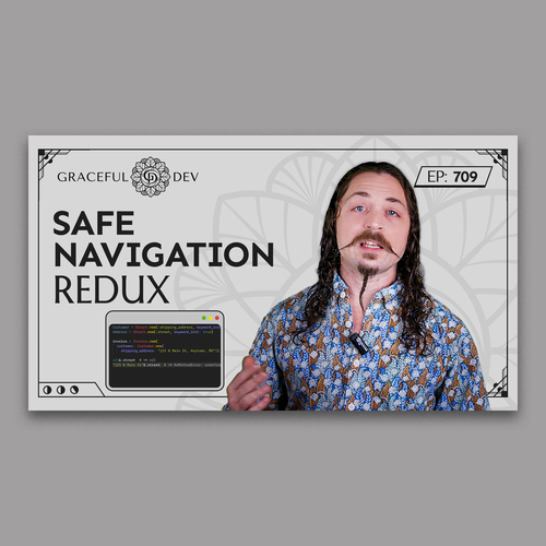 Video (YouTube etc.) Thumbnail Template for Software Development Screencast Episodes Design by Hasham_Design