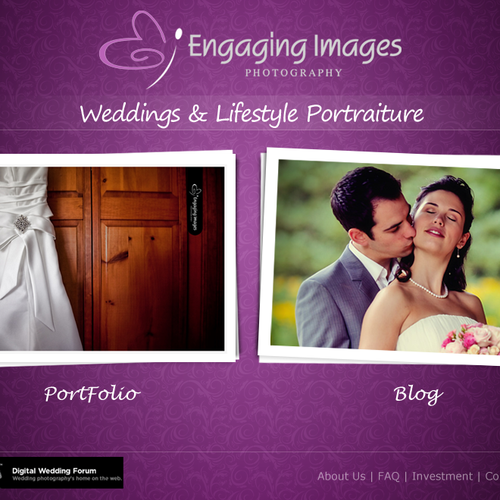 Wedding Photographer Landing Page - Easy Money! Design por keruchan