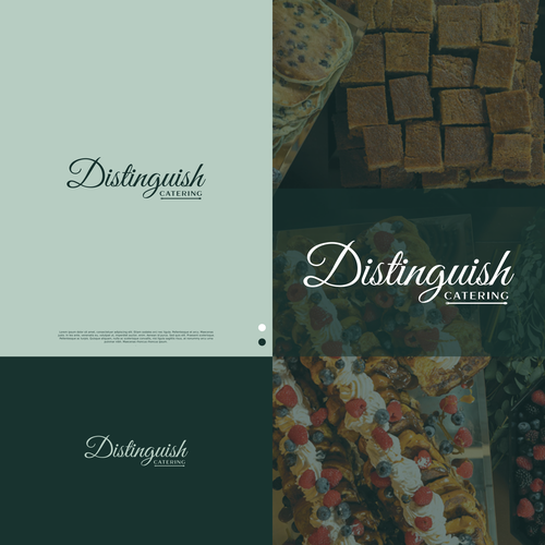 Distinguish Catering : A Taste of Home with a Luxurious Experience Design by Direwolf Design