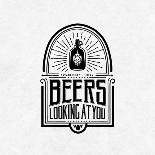 Beers Looking At You needs a brand/logo as timeless as the inspirational movie! Design by EARCH