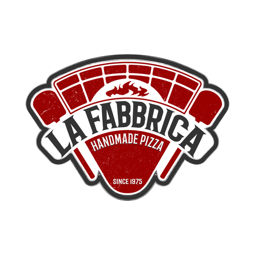 We need a powerful logo for our pizza production - La Fabbrica Réalisé par DataDesign99d