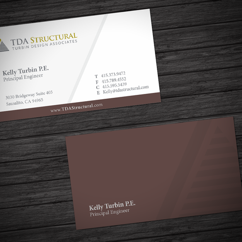 Modern Professional Business Card for a Structural Engineering Company Design by HYPdesign