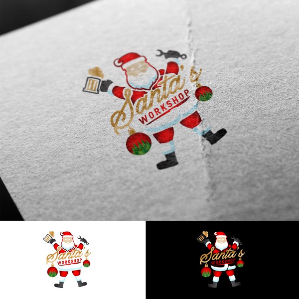 Design by Nocrap Design™ titled "Santa's Workshop"