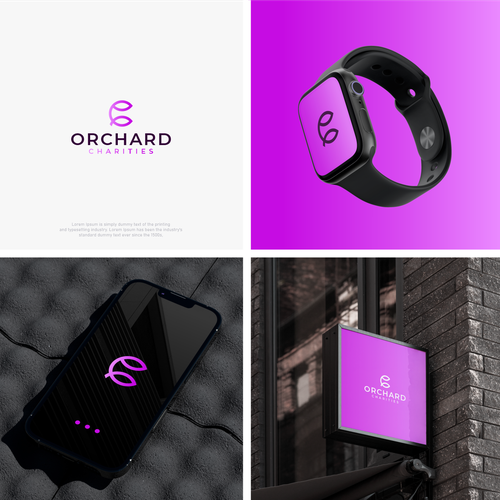 Local charity logo representing doing good Design by Amalia✔