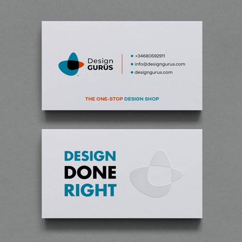 Business Card for DesignGurus.com Design by Birendra Chandra Das