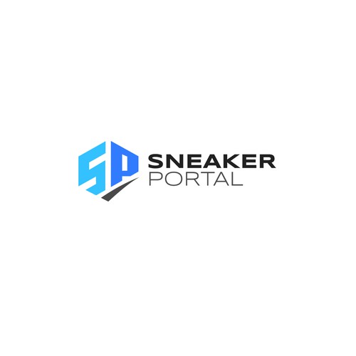 sneaker resale store workflow automation software - modern tech logo design Design by madDesigner™