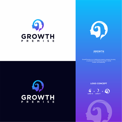 Logo and brand package for an IP company focused on leadership, growth, and mental frameworks Design by colorworks™