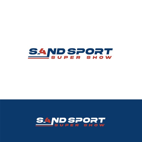 New Sand Sports Super Show Logo 2024 Design by Great.In