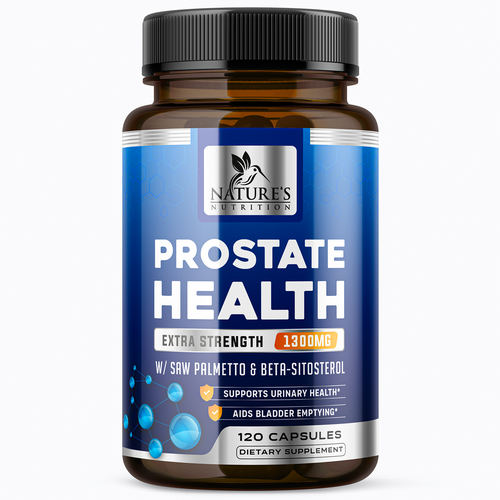 Nature's Nutrition needs a Men's Prostate Health product label Design by ZAKIGRAPH ®