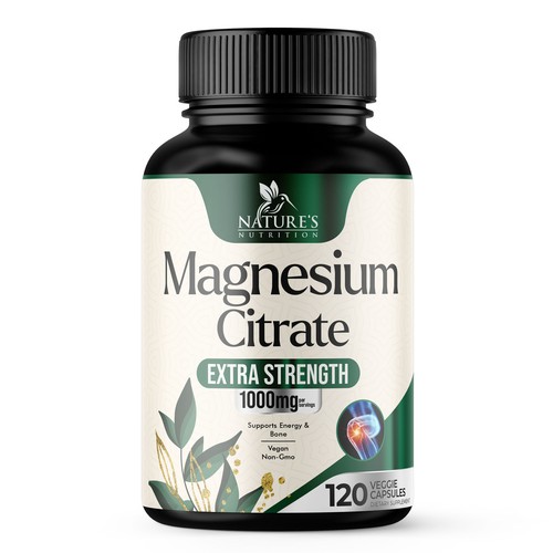 Premium Magnesium Citrate Design needed for Nature's Nutrition Design by UnderTheSea™