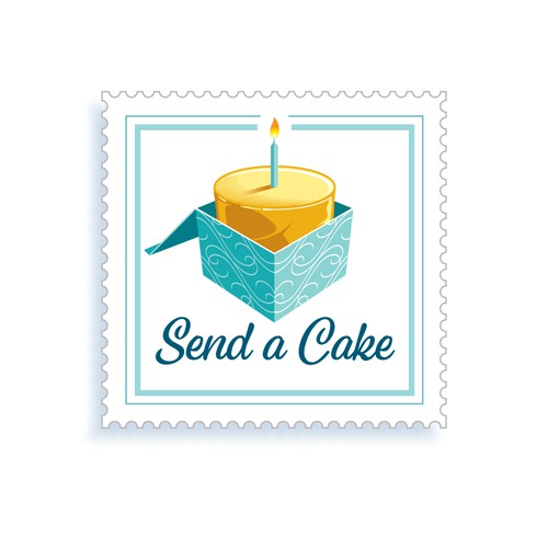 Send A Cake needs a gorgeous fun logo Design by gcsgcs