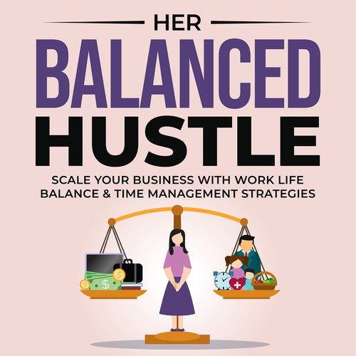 Her Balanced Hustle Cover Art Design by Unboxing Studio