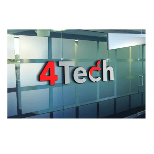 4Tech - Logo Design by plus44