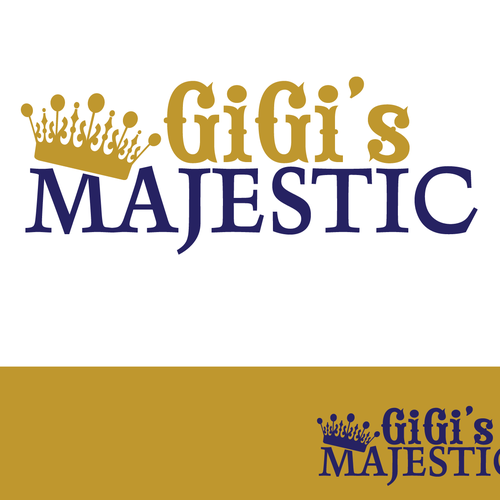 Create the next logo for GiGi's Majestic Diseño de tly646