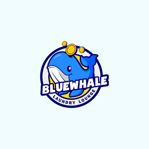 Unleash Your Creativity, Logo Design for "Blue Whale Laundry Lounge" Design by asmui11