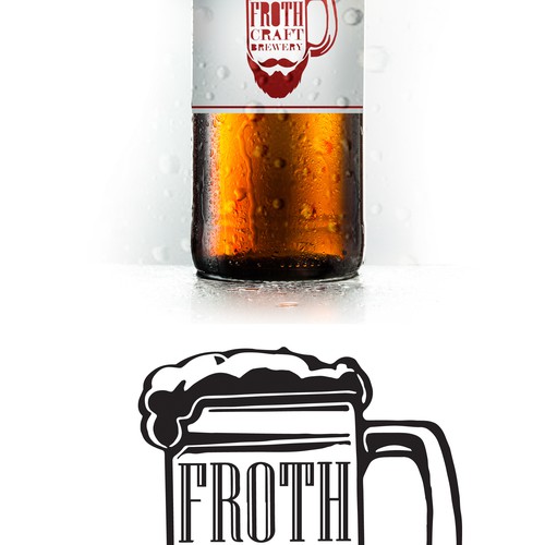 Create a distinctive hipster logo for Froth Craft Brewery | Logo design ...