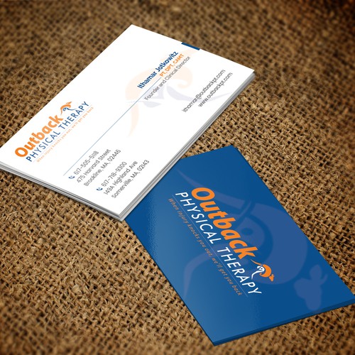 Business card for 2 clinic physical therapy office Design by ™SF_Design™